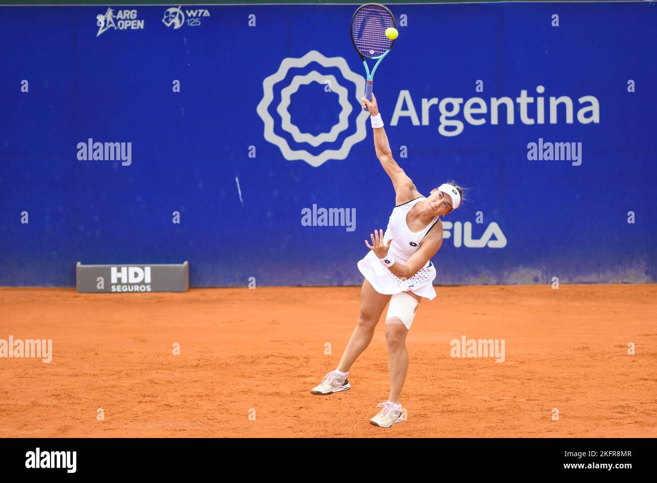 Danka Kovinic (Montenegro). Argentina Open WTA 2022, Semifinals Stock Photo