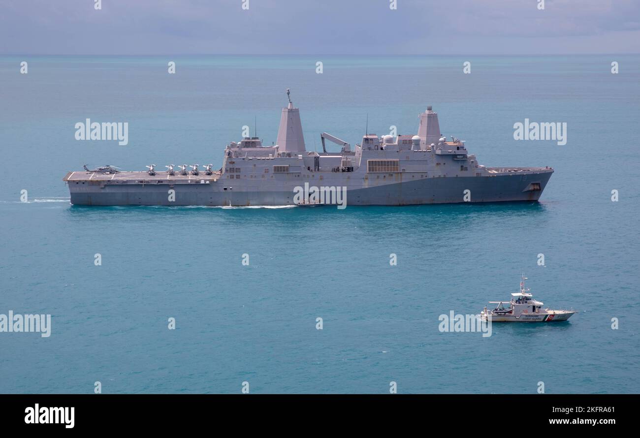 Lpd Rhib 221003-N-XO158-1697 CARIBBEAN SEA - (Oct. 3, 2022) – Sailors assigned ...