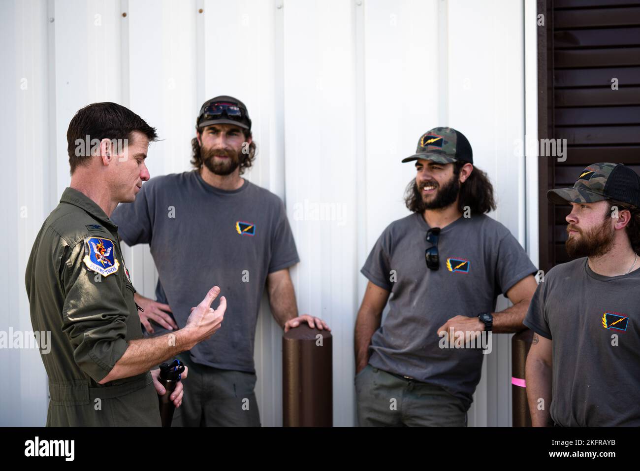 U S Air Force Col Russ Cook 23rd Wing commander Moody Air Force