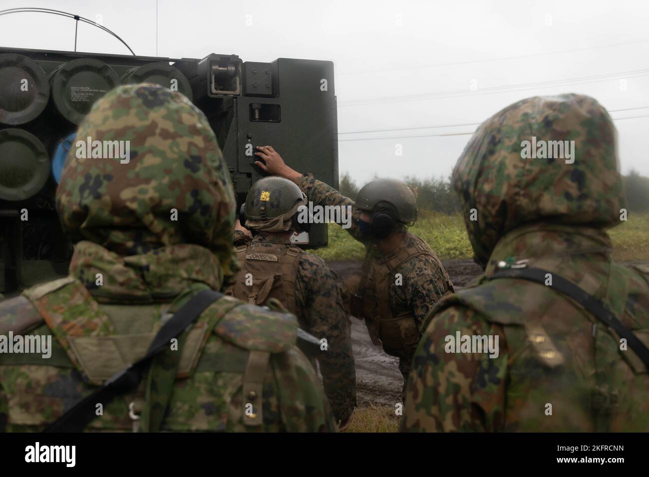 U.S. Marines with 3d Battalion, 12th Marines and members of the