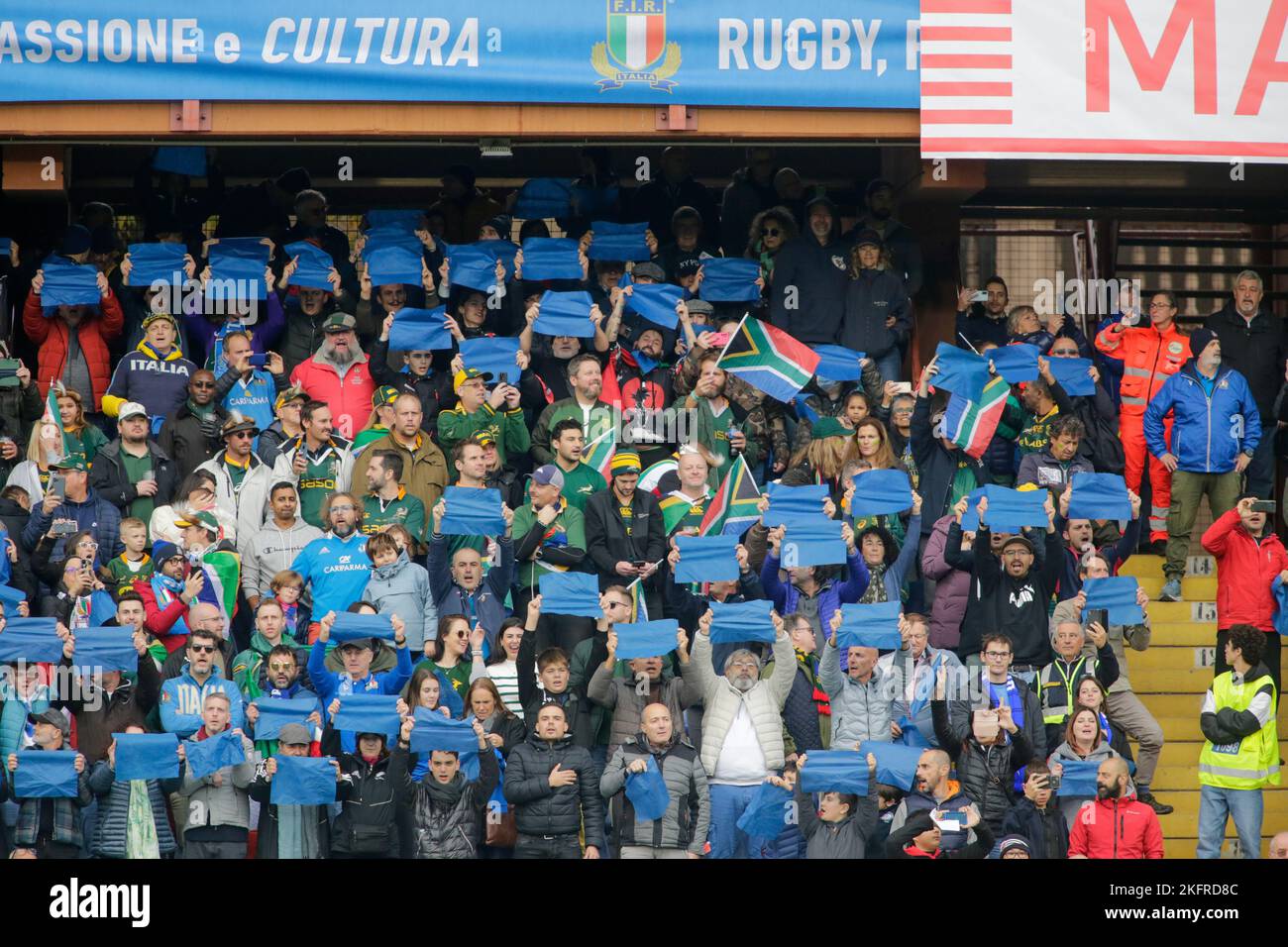 Genova, Italy, 19/11/2022, Fans during the ANS - Autumn Nations Series ...