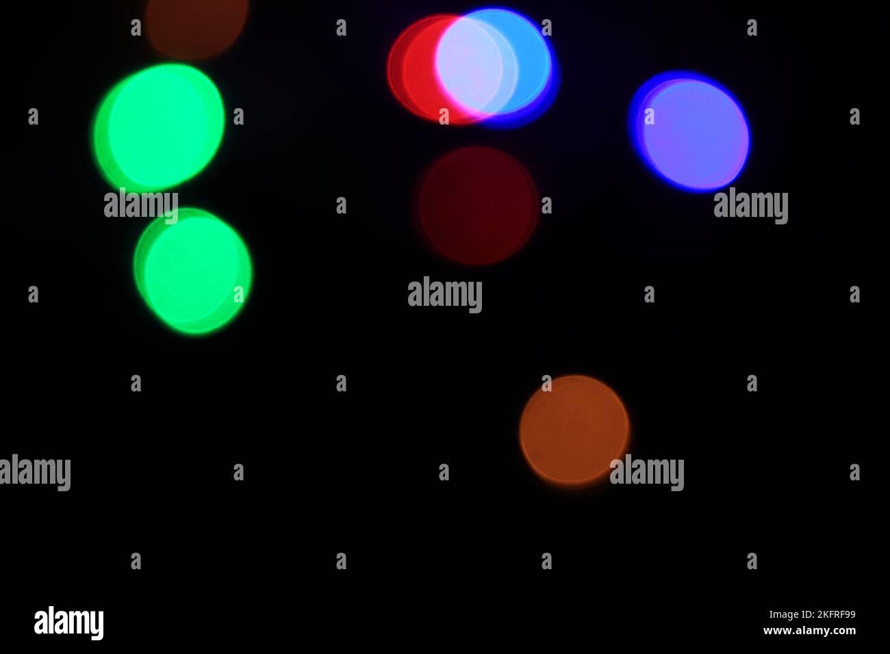 Colorful lights on dark background Stock Photo - Alamy