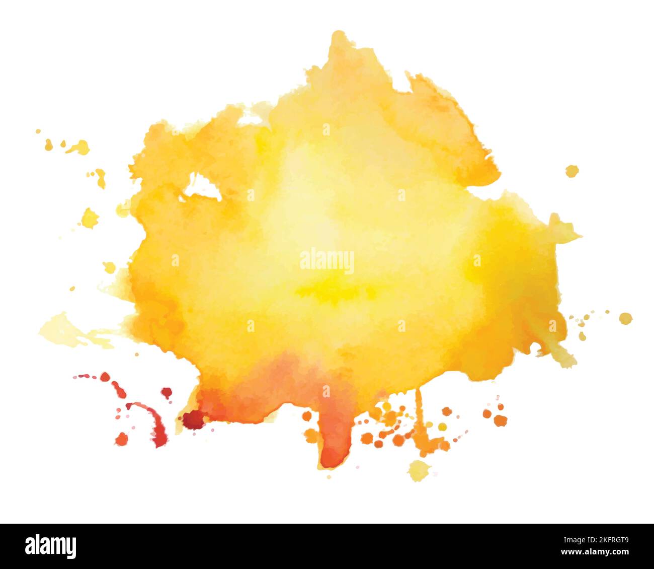 Yellow painted paint Stock Vector Images Alamy