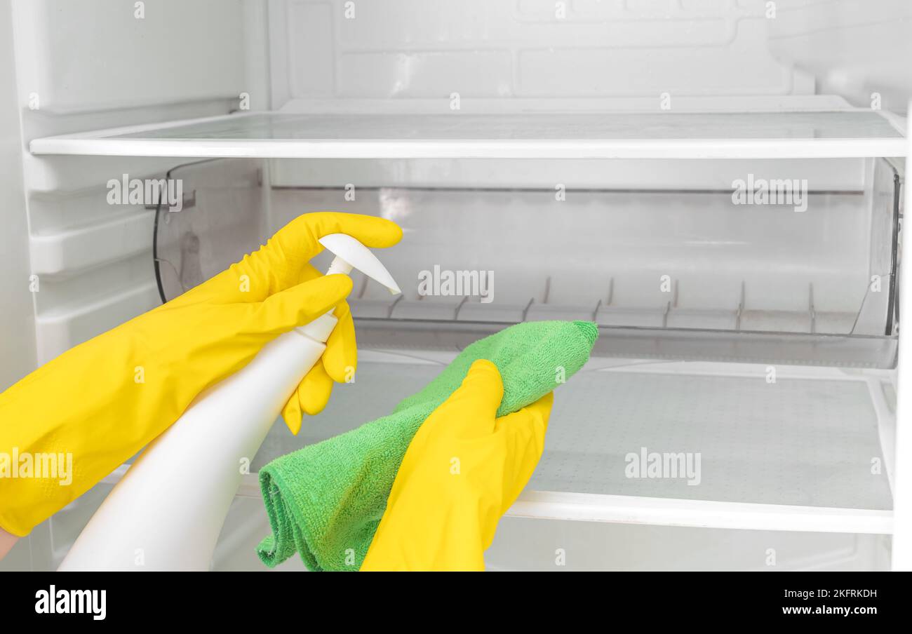 Cleaning service. House cleaning, spray bottle with detergents for