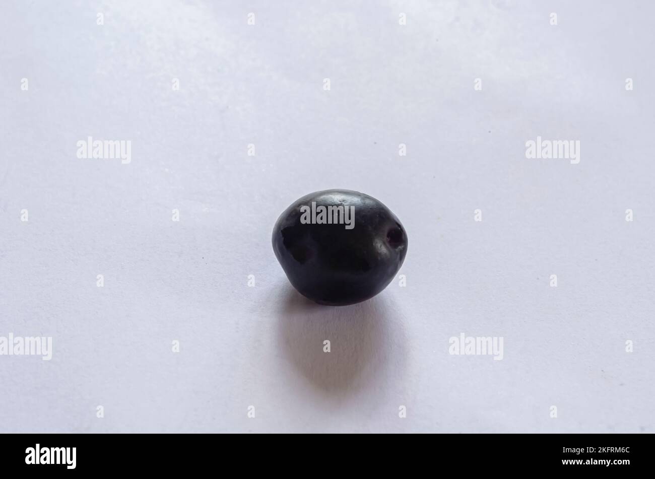 Isolated Ripe Jamun Fruits Stock Photo