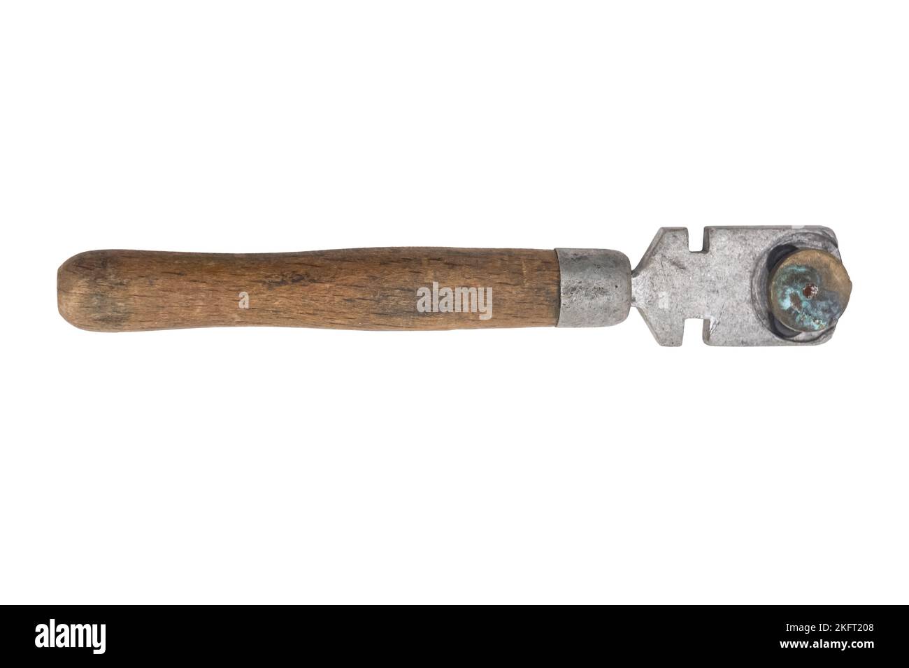 old vintage glass cutter. isolated on white background Stock Photo Alamy