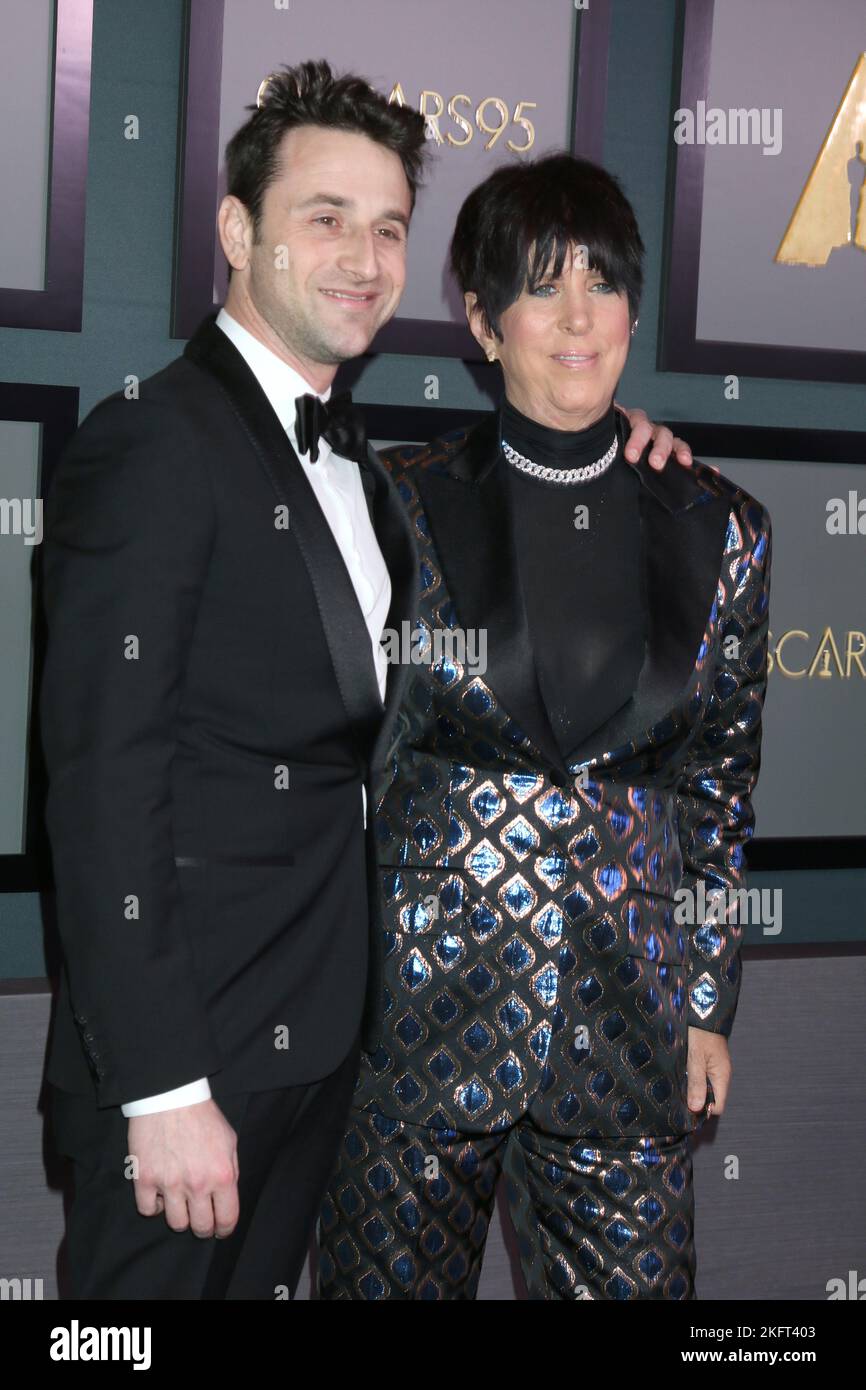 November 19, 2022, Century City, CA, USA: LOS ANGELES - NOV 19:  Justin Hurwitz, Dianne Warren at the 13th Governors Awards at Fairmont Century Plaza Hotel on November 19, 2022 in Century City, CA (Credit Image: © Kay Blake/ZUMA Press Wire) Stock Photo