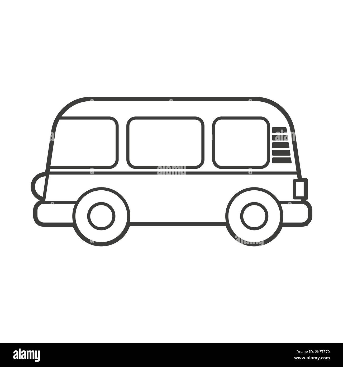 Bus #135393 (Transportation) – Free Printable Coloring Pages