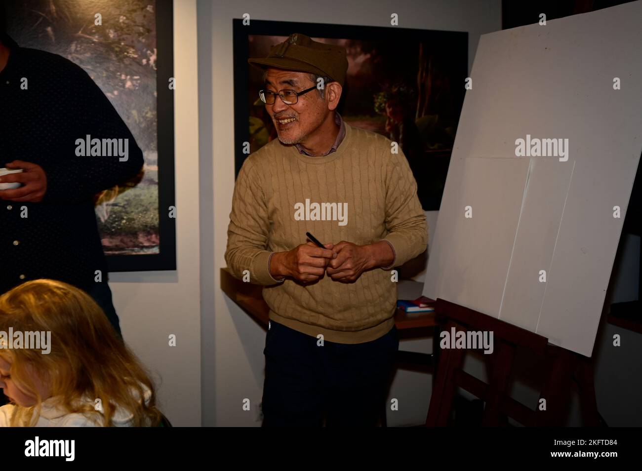 Hiroshi Kojima aka Keiun Naohiro beim JapanTag im LausitzMuseum