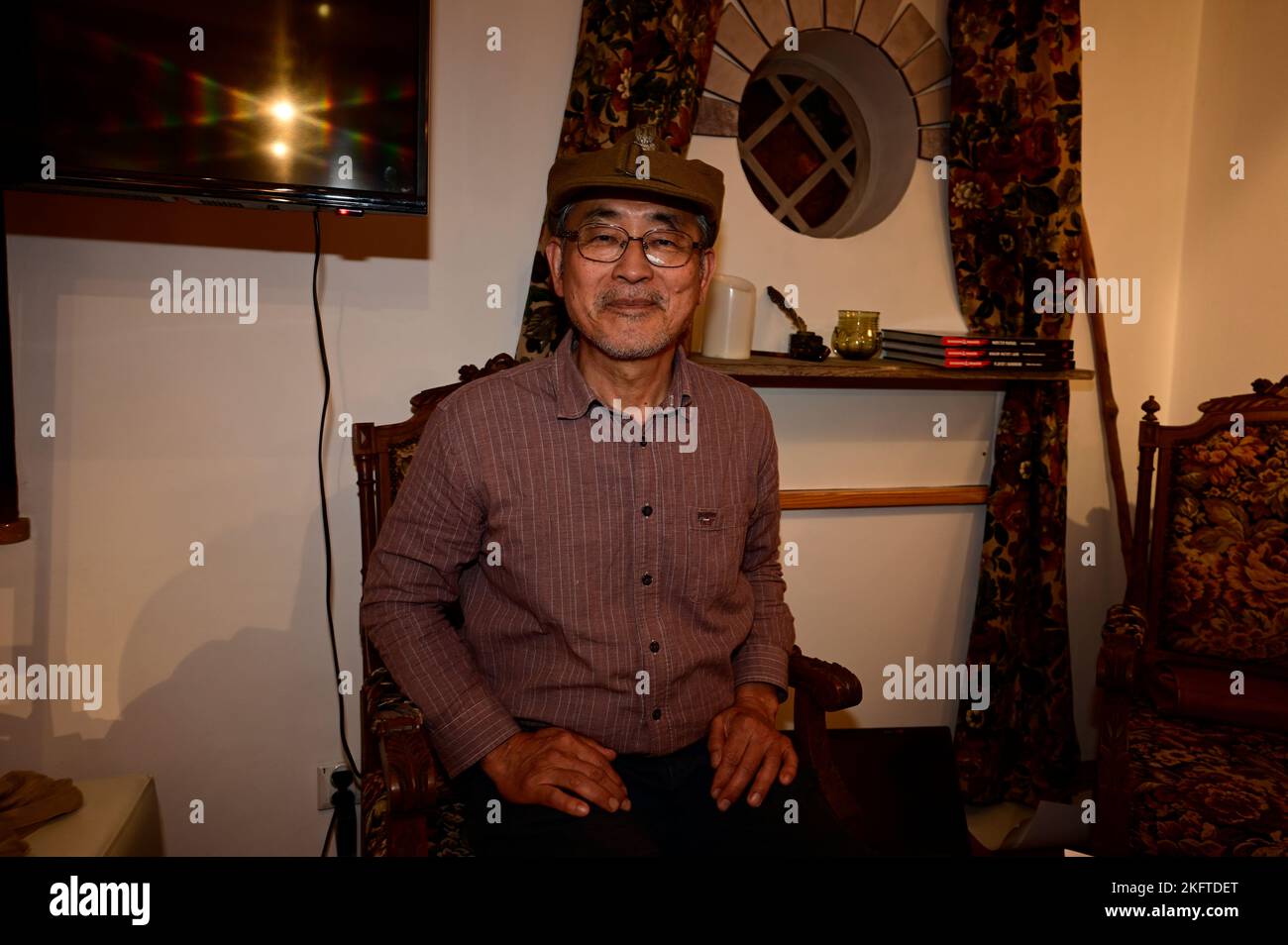 Hiroshi Kojima aka Keiun Naohiro beim JapanTag im LausitzMuseum