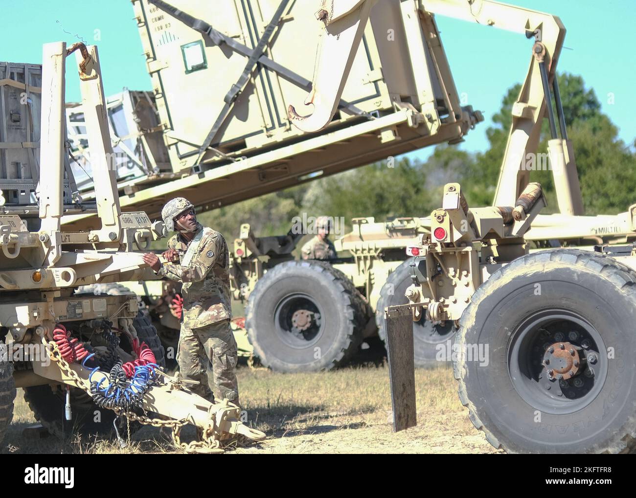 Spc. Gerard Mcjimson, a Motor Transport Operator assigned to the 688th