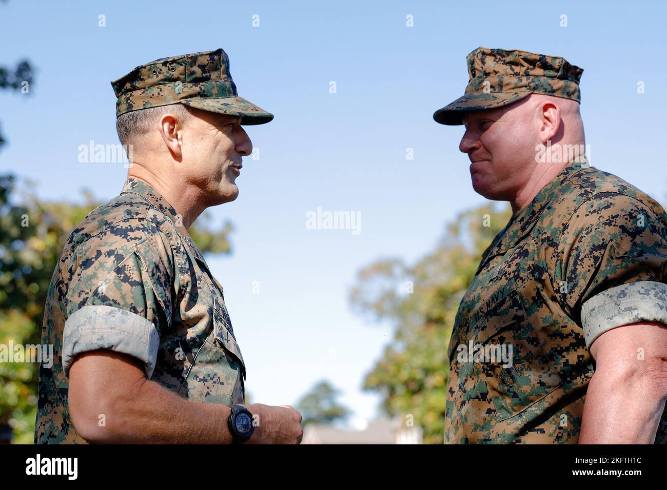 U.S. Navy Command Master Chief Scottie Cox, command master chief of 2d