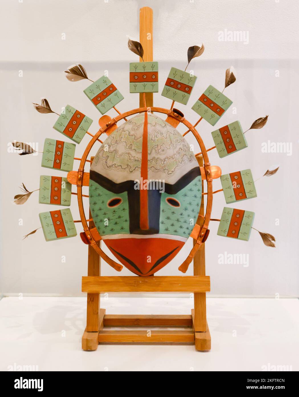 INUIT MASKS AT THE ORENDA GALLERY Stock Photo Alamy