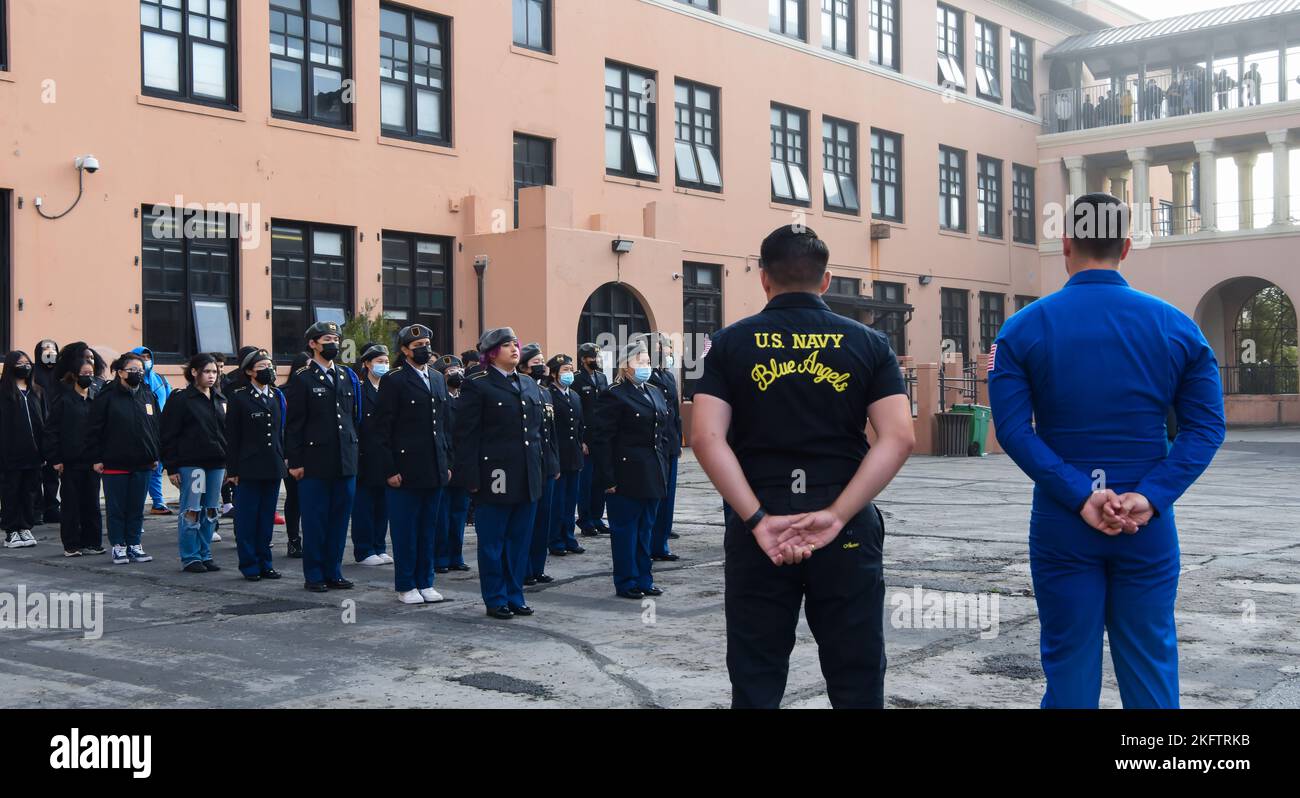 SAN FRANCISCO, Calif. - LCDR Chris Kapuschansky, The Blue Angels Right ...