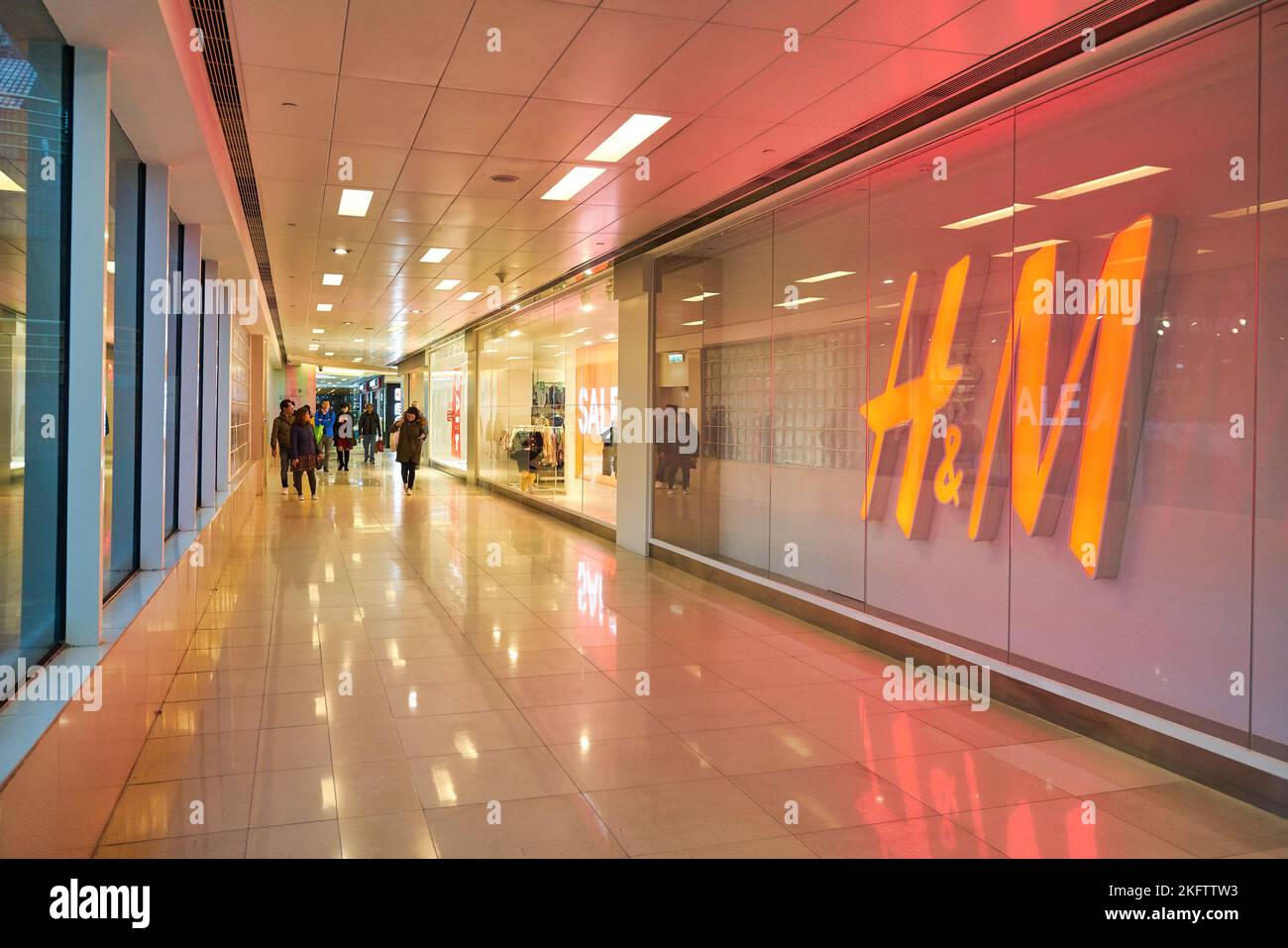HONG KONG, CHINA - CIRCA DECEMBER, 2019: H&M store store in Hong Kong ...
