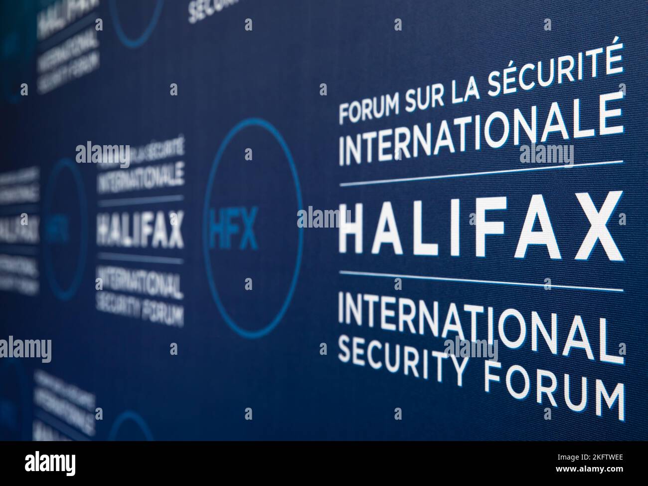 Halifax, Canada Nov. 18, 2022 Emblem and logo of the Halifax