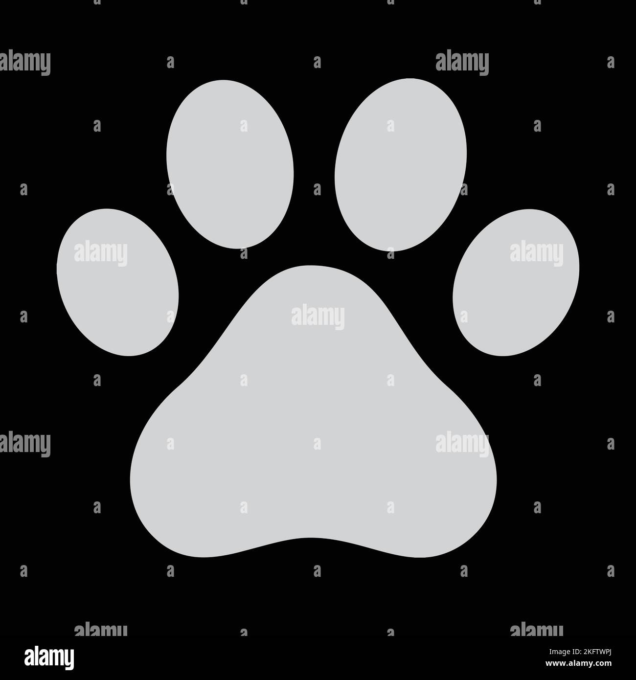 Cat Dog Paw Pets Claw animals Stock Vector Image & Art Alamy