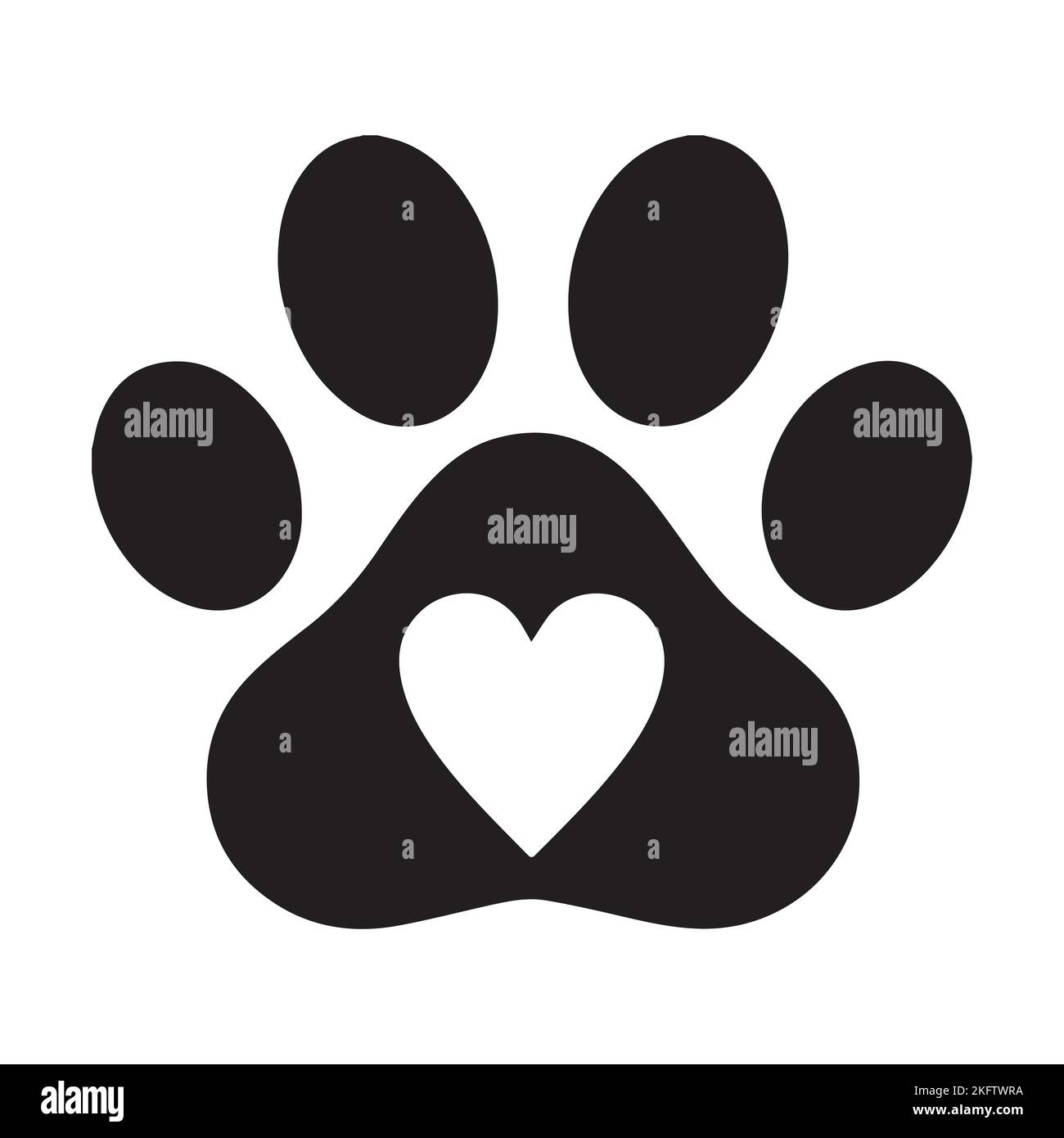 Cat Dog Paw Pets Claw animals Stock Vector Image & Art Alamy