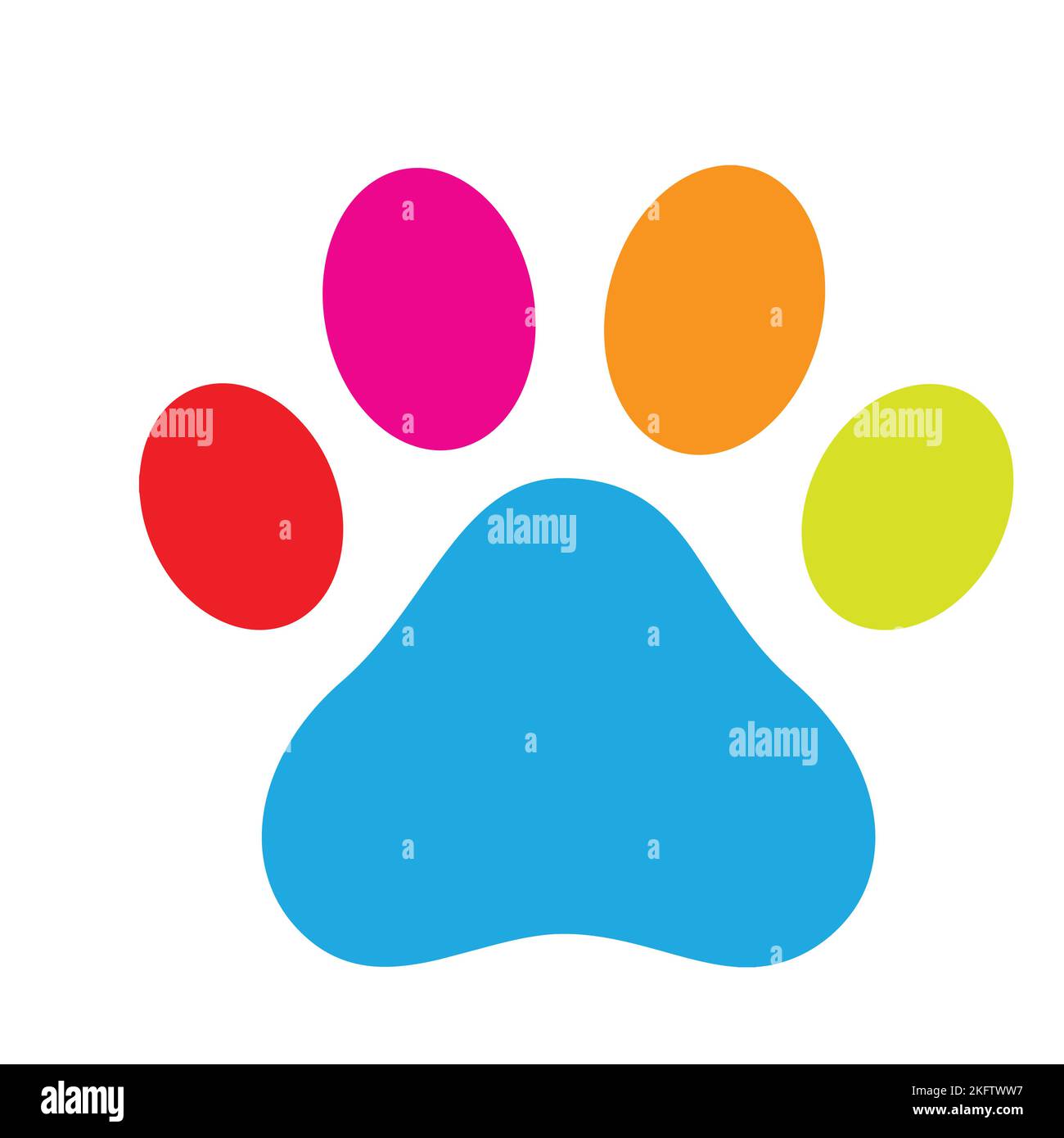 Cat Dog Paw Pets Claw animals Stock Vector Image & Art Alamy
