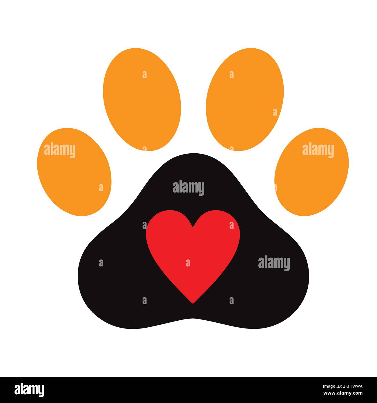 Cat Dog Paw Pets Claw animals Stock Vector Image & Art Alamy