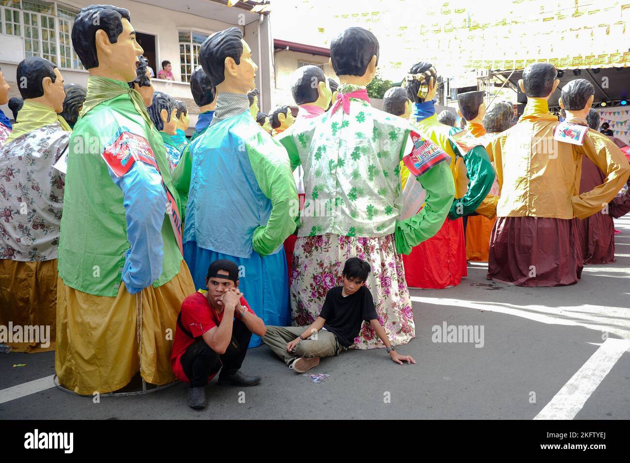 Angono, Rizal, Philippines. 20th Nov, 2022. The parade of the giant