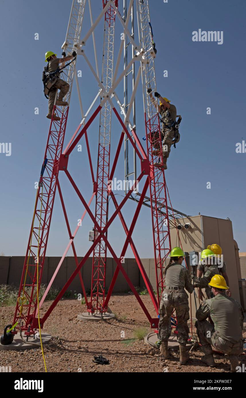AIR BASE 201, Niger U.S. Air Force members from the 435th Air