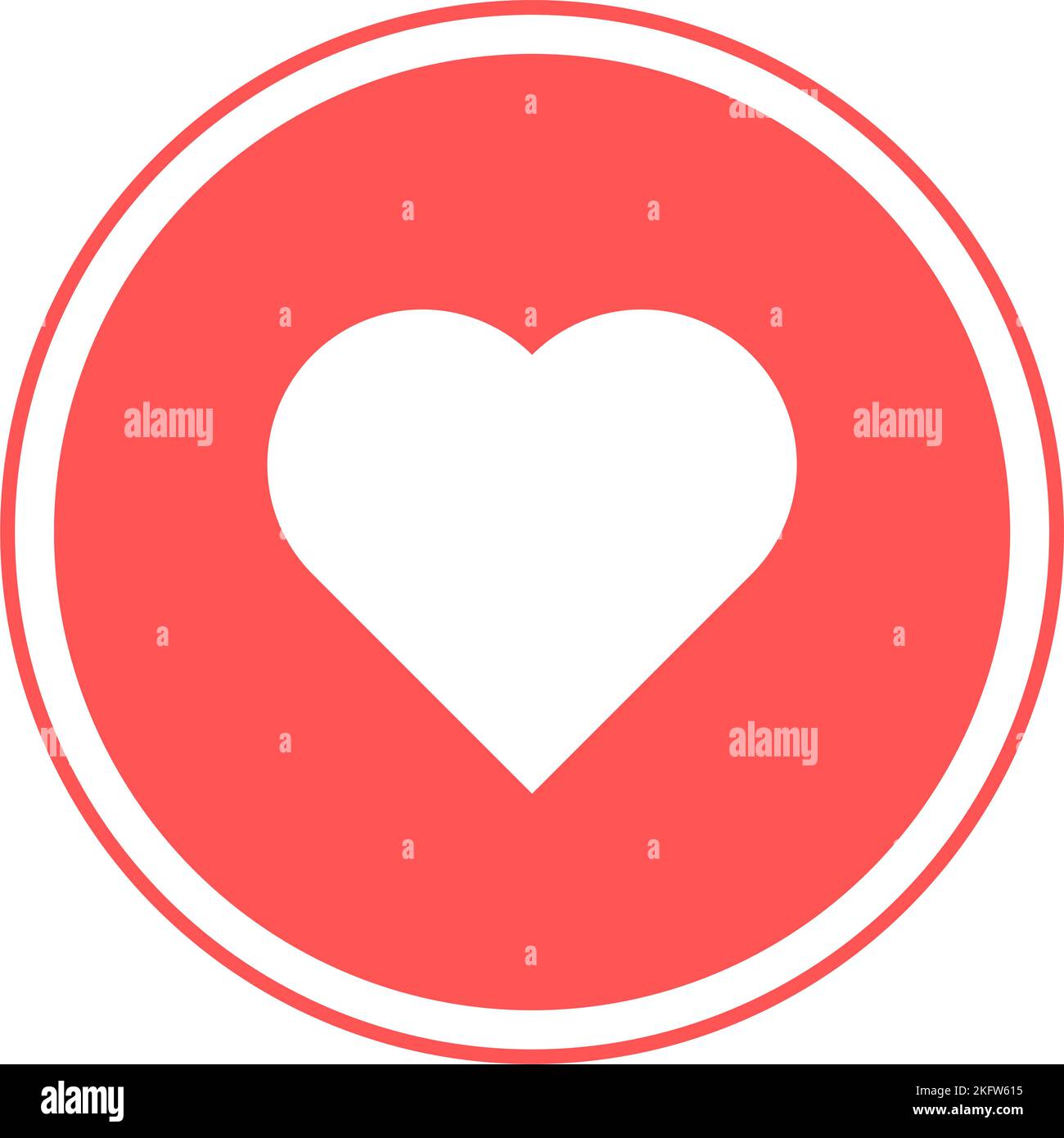 Heart icon, like icon, favorite icon, heart button Stock Vector Image ...
