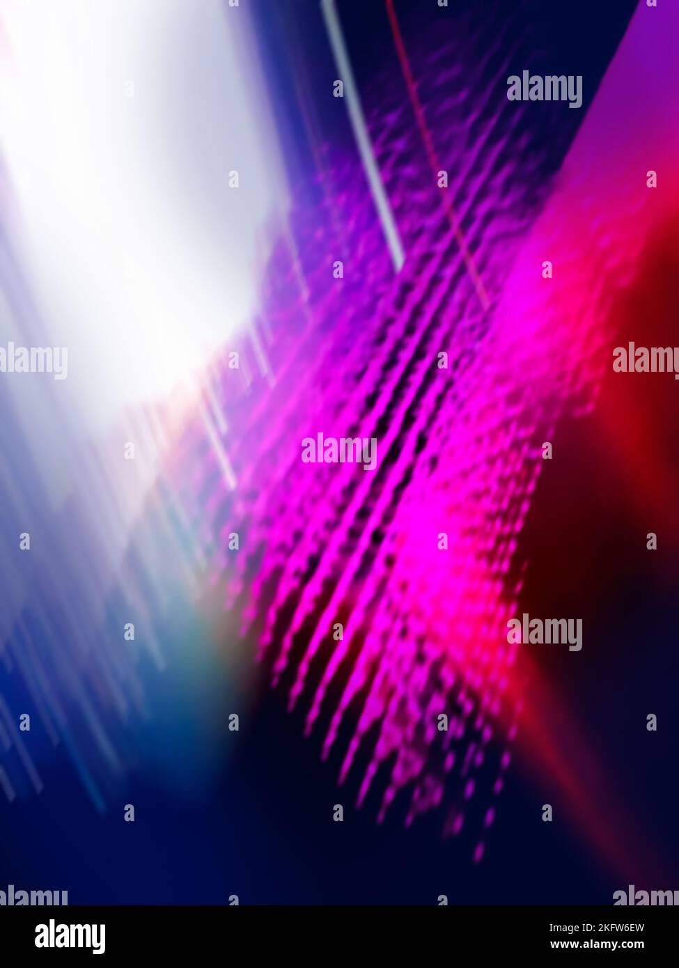 Technology light stripes moving blurred background with copy space. Abstract digital technology lines blurry background. Stock Photo
