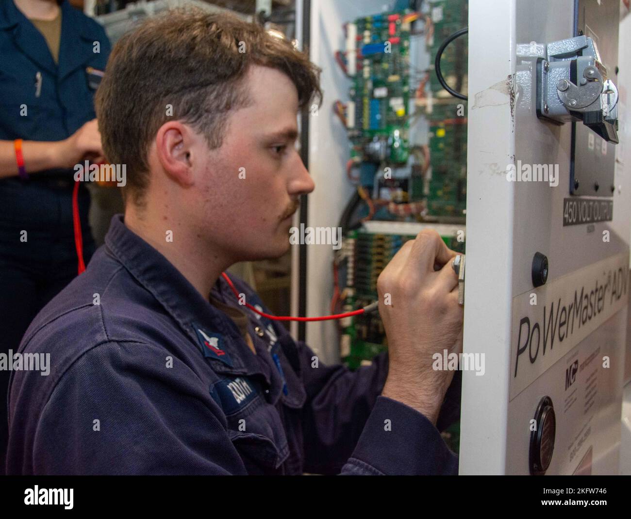 Madison Booth Rmc 221010-N-JO823-1021 PHILIPPINE SEA (Oct. 10, 2022) Electrician’s Mate ...