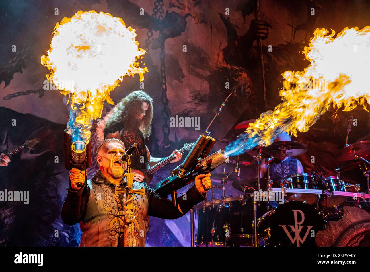 Power metal concert of the german band Powerwolf, in the XV edition of ...