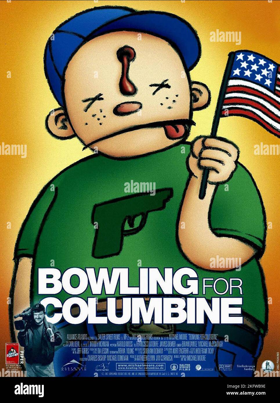 FILM POSTER, BOWLING FOR COLUMBINE, 2002 Stock Photo - Alamy