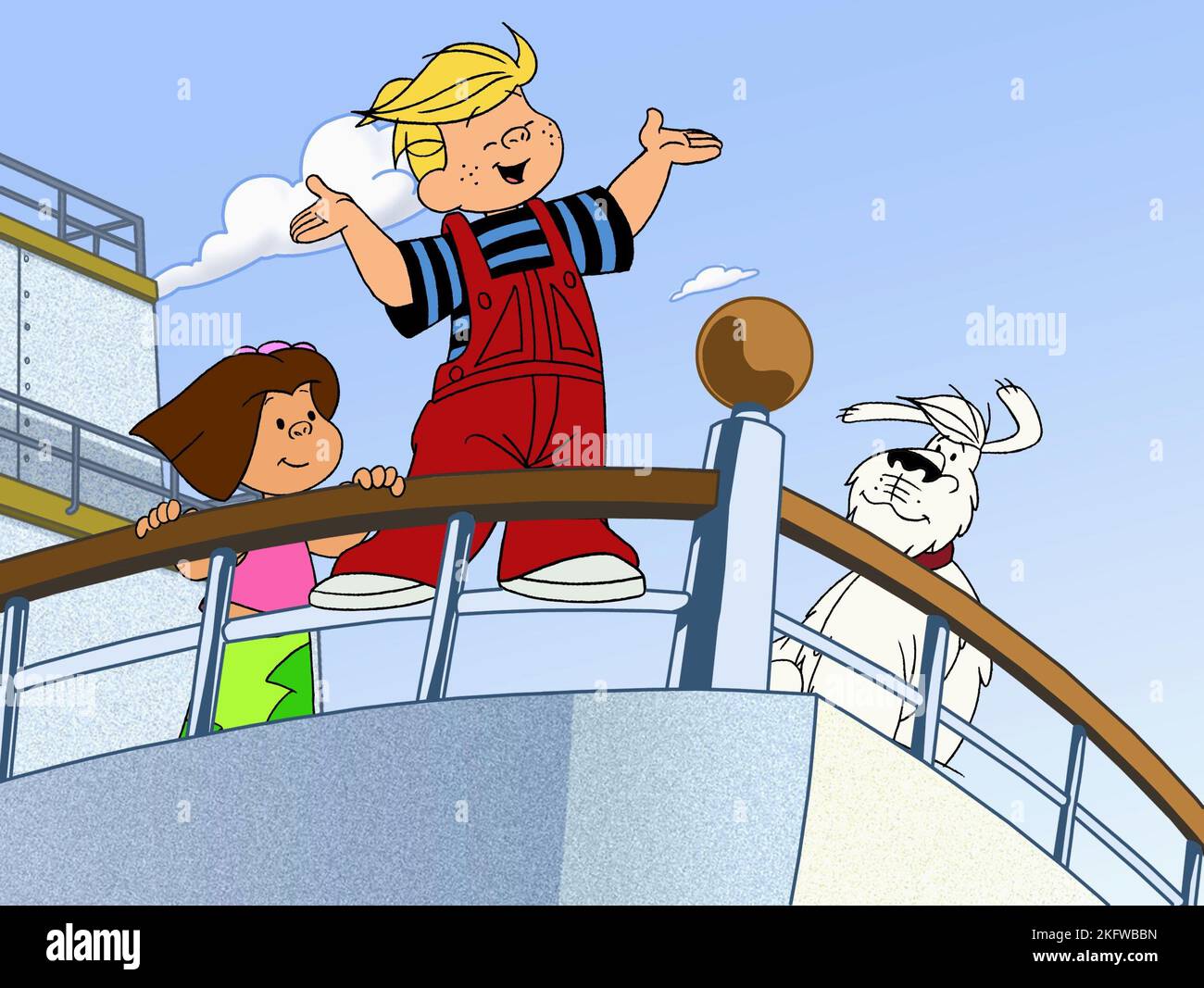 DENNIS, RUFF, DENNIS THE MENACE IN CRUISE CONTROL, 2002 Stock Photo - Alamy
