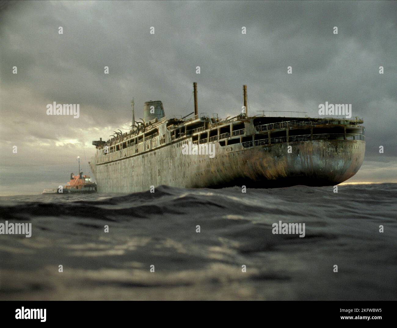 OCEAN LINER 'ANTONIA GRAZA', GHOST SHIP, 2002 Stock Photo - Alamy, image size:1300x1074
