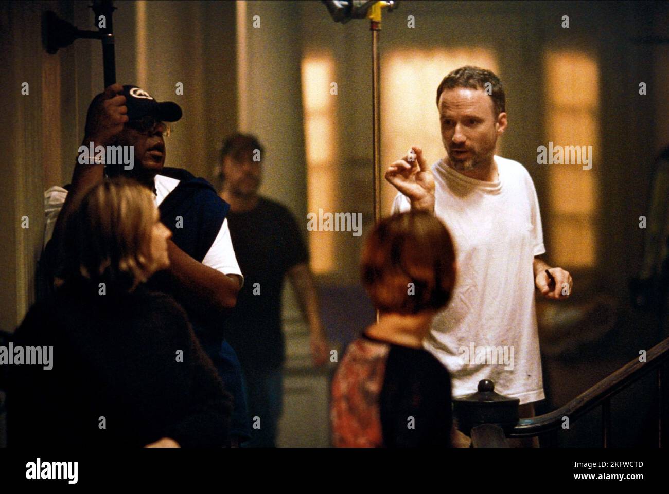 FOREST WHITAKER, JODIE FOSTER, KRISTEN STEWART, DAVID FINCHER, PANIC ROOM, 2002 Stock Photo Alamy