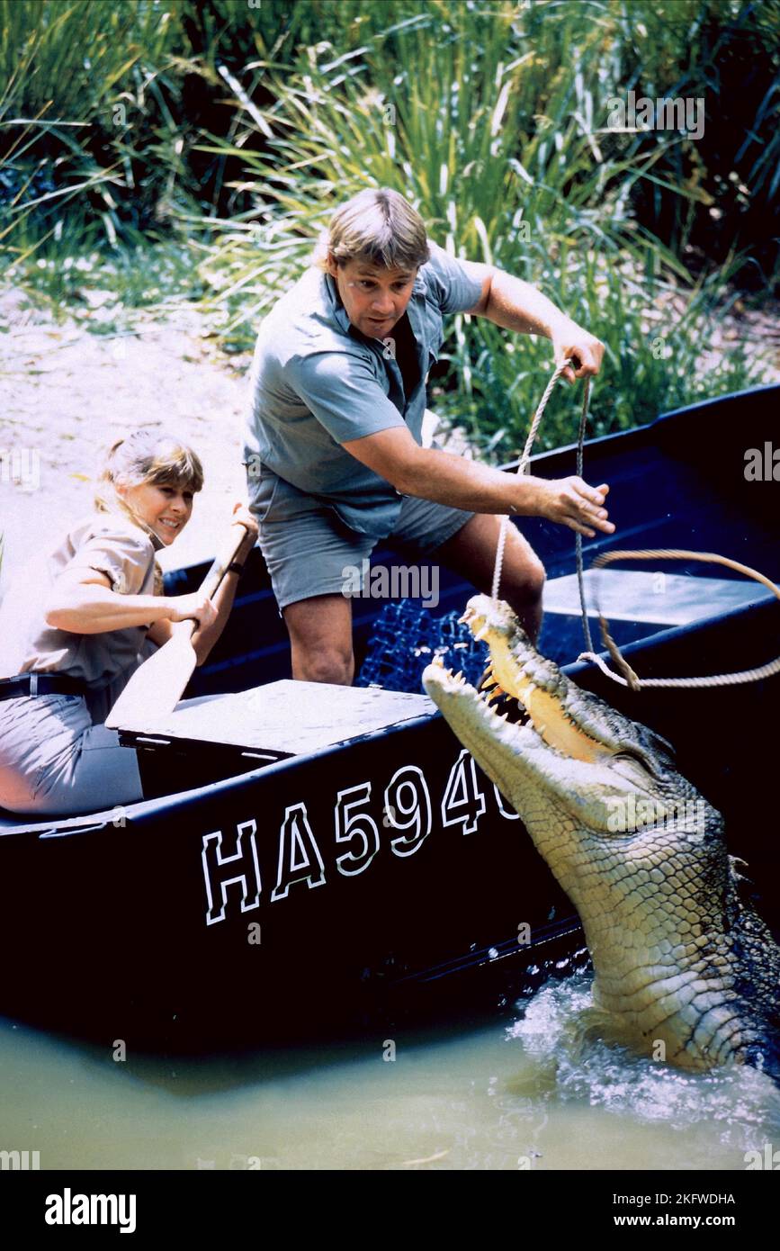 TERRI IRWIN, STEVE IRWIN, THE CROCODILE HUNTER: COLLISION COURSE, 2002 ...