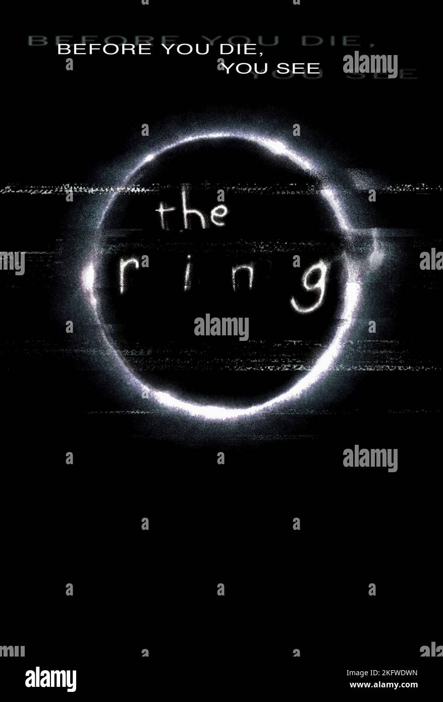 FILM POSTER, THE RING, 2002 Stock Photo Alamy
