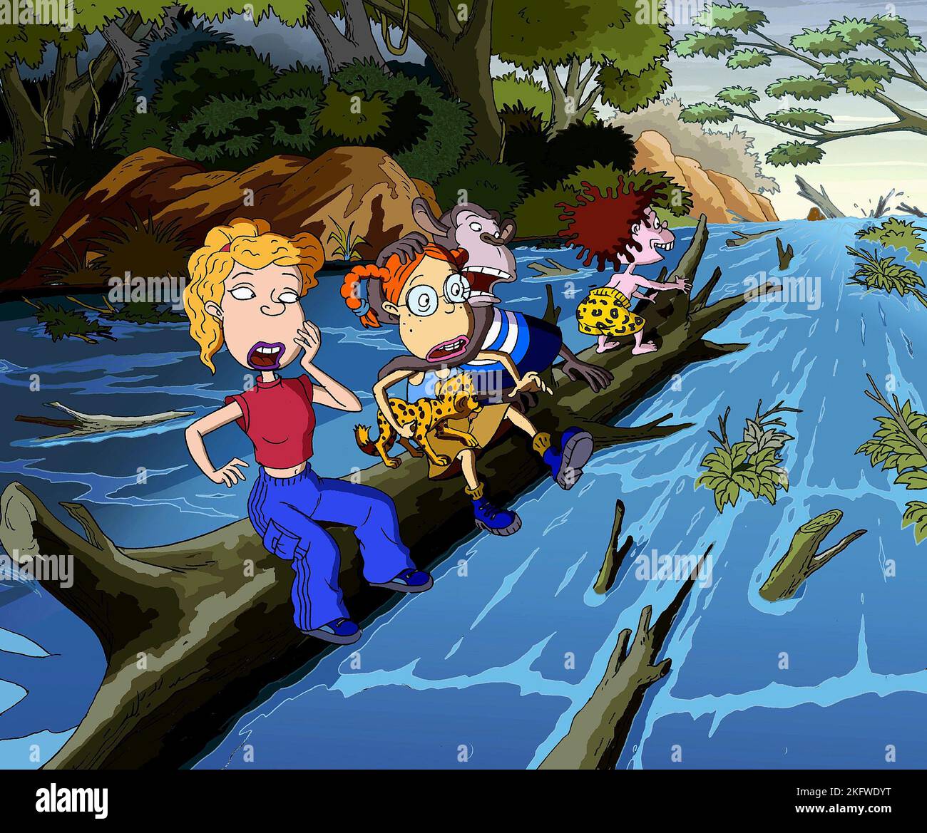 DEBBIE, ELIZA, DARWIN, DONNIE, THE WILD THORNBERRYS MOVIE, 2002 Stock