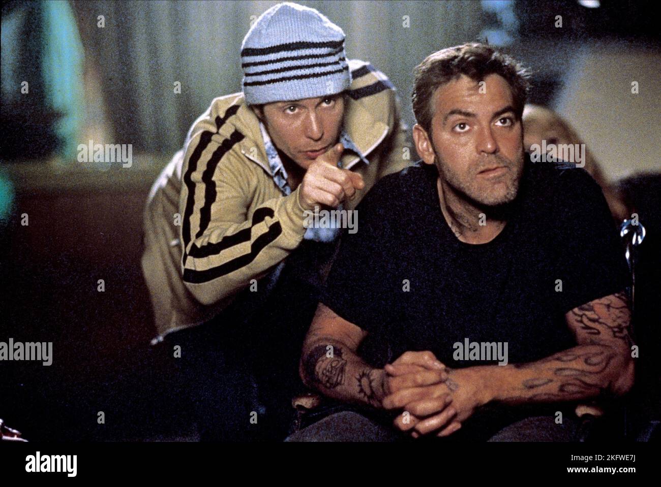 SAM ROCKWELL, GEORGE CLOONEY, WELCOME TO COLLINWOOD, 2002 Stock Photo ...