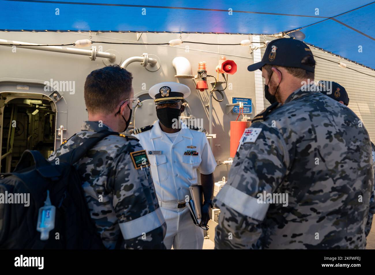 Commander destroyer squadron hi-res stock photography and