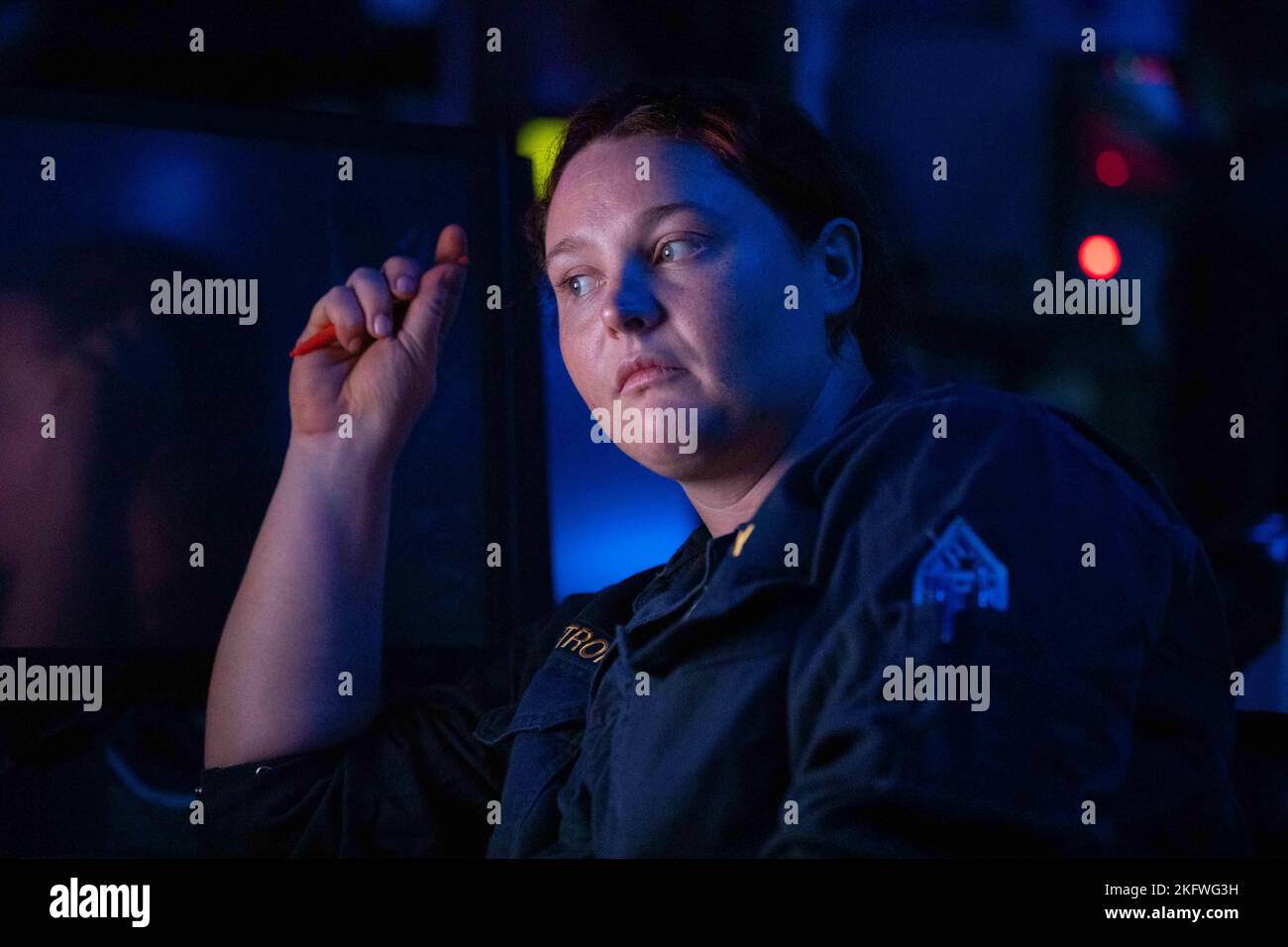 221011NLK6470224 ATLANTIC OCEAN—Ens. Elizabeth Armstrong, strike