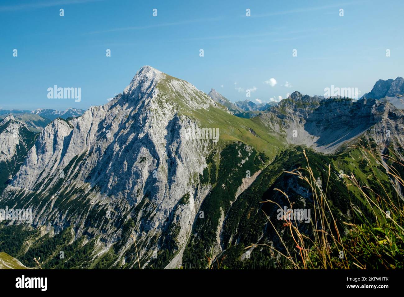 Karwendel-Panorama Stock Photo
