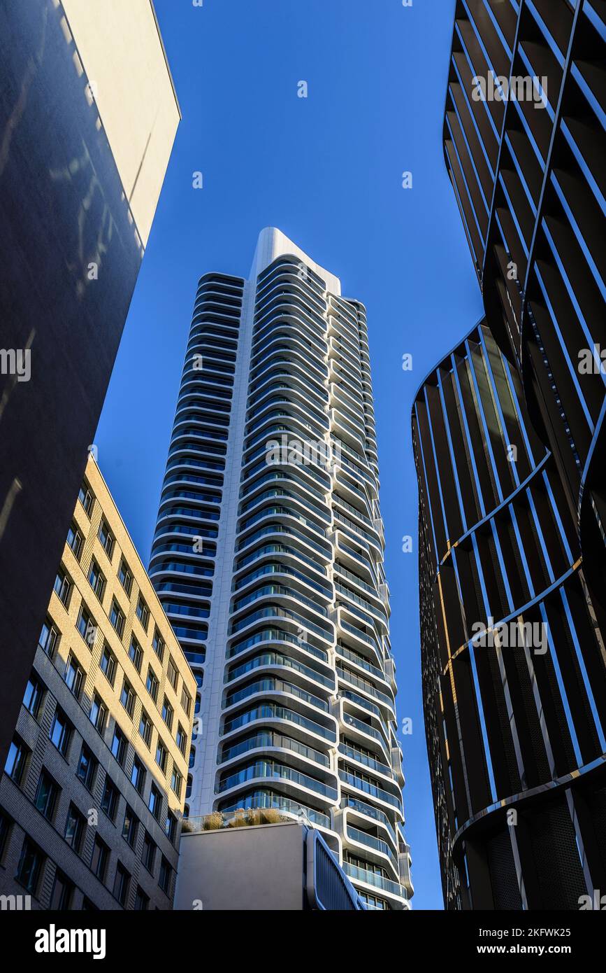 Architektur im Europaviertel in Frankfurt am Main, Germany Stock Photo