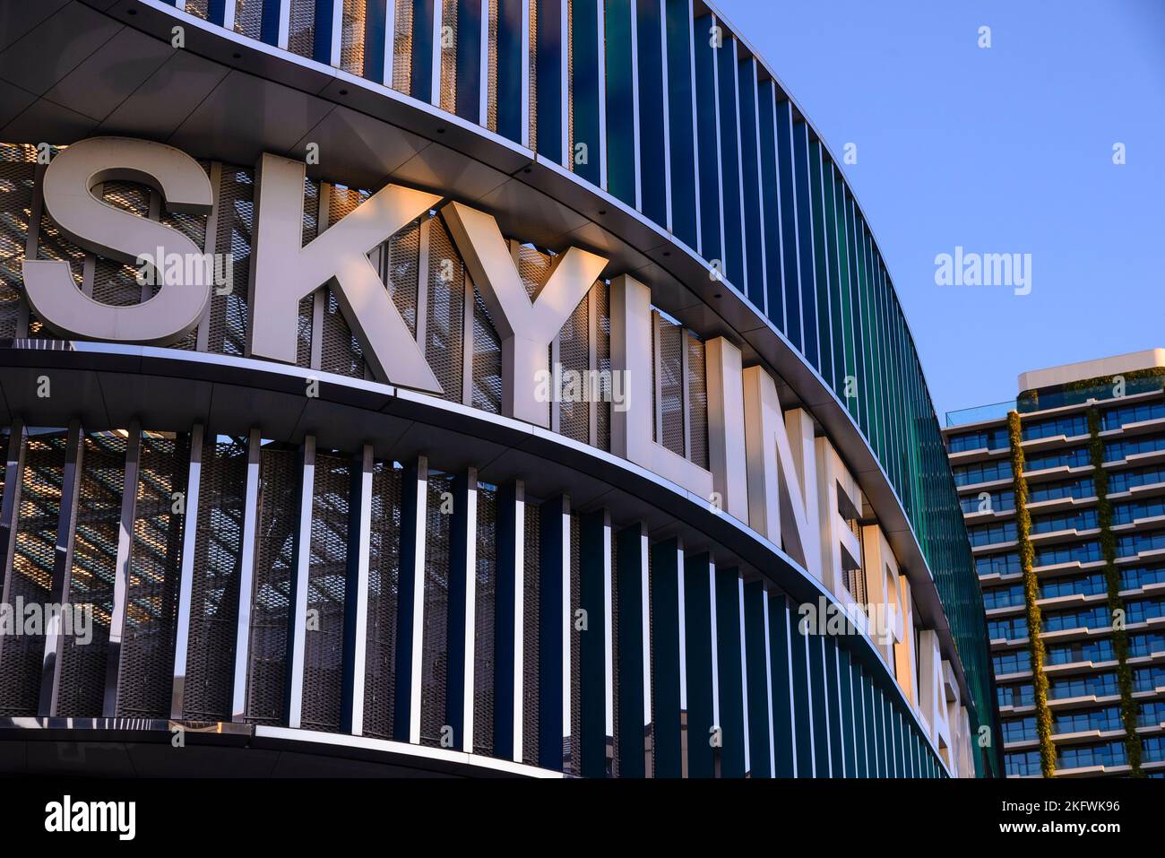 Architektur im Europaviertel in Frankfurt am Main, Germany Stock Photo