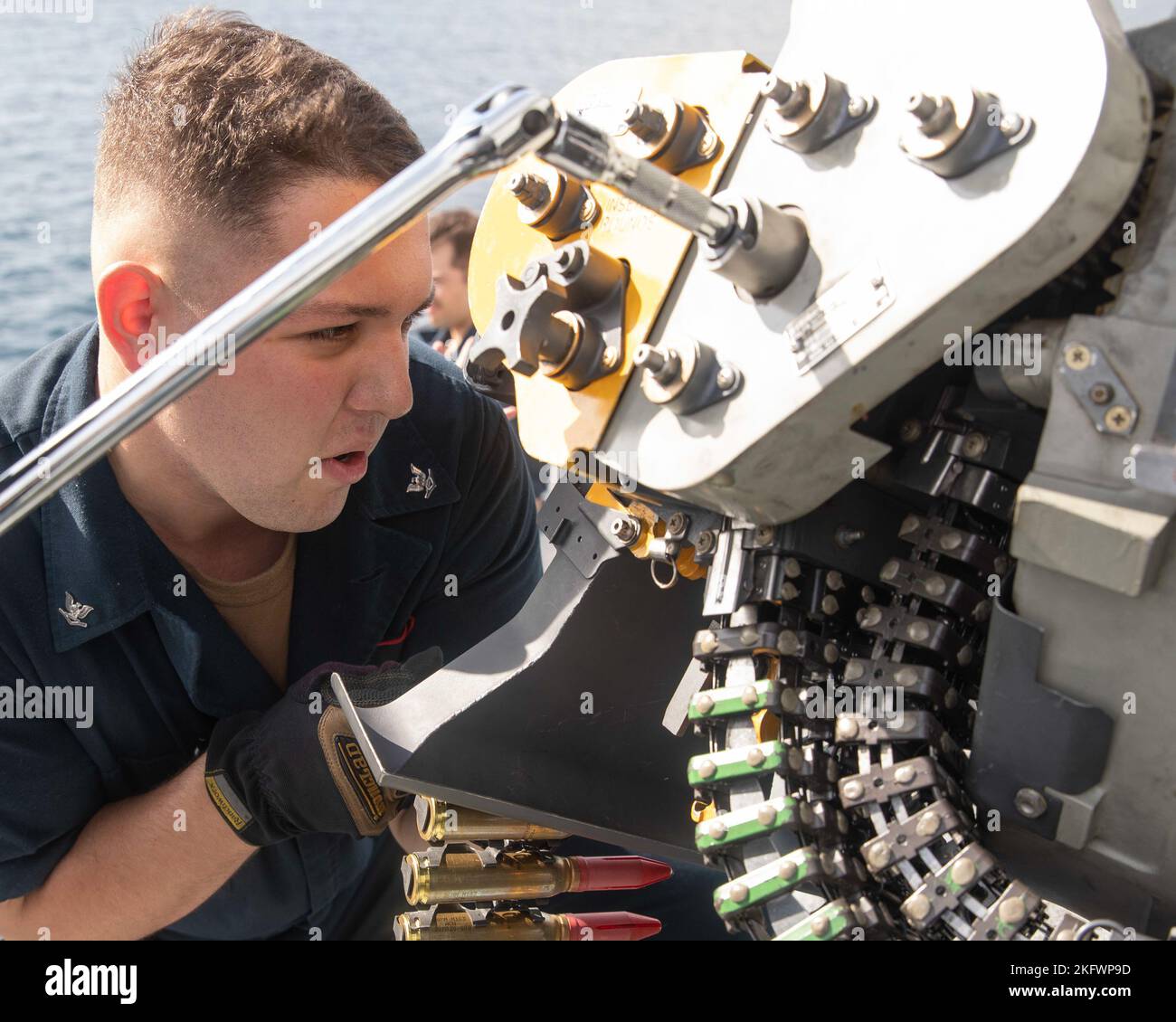 221012NIL3301140 PHILIPPINE SEA (Oct. 12, 2022) Fire Controlman