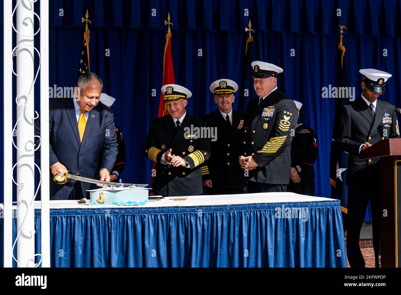 221012-N-KB401-1390 WASHINGTON (Oct. 12, 2022) Secretary of the Navy ...