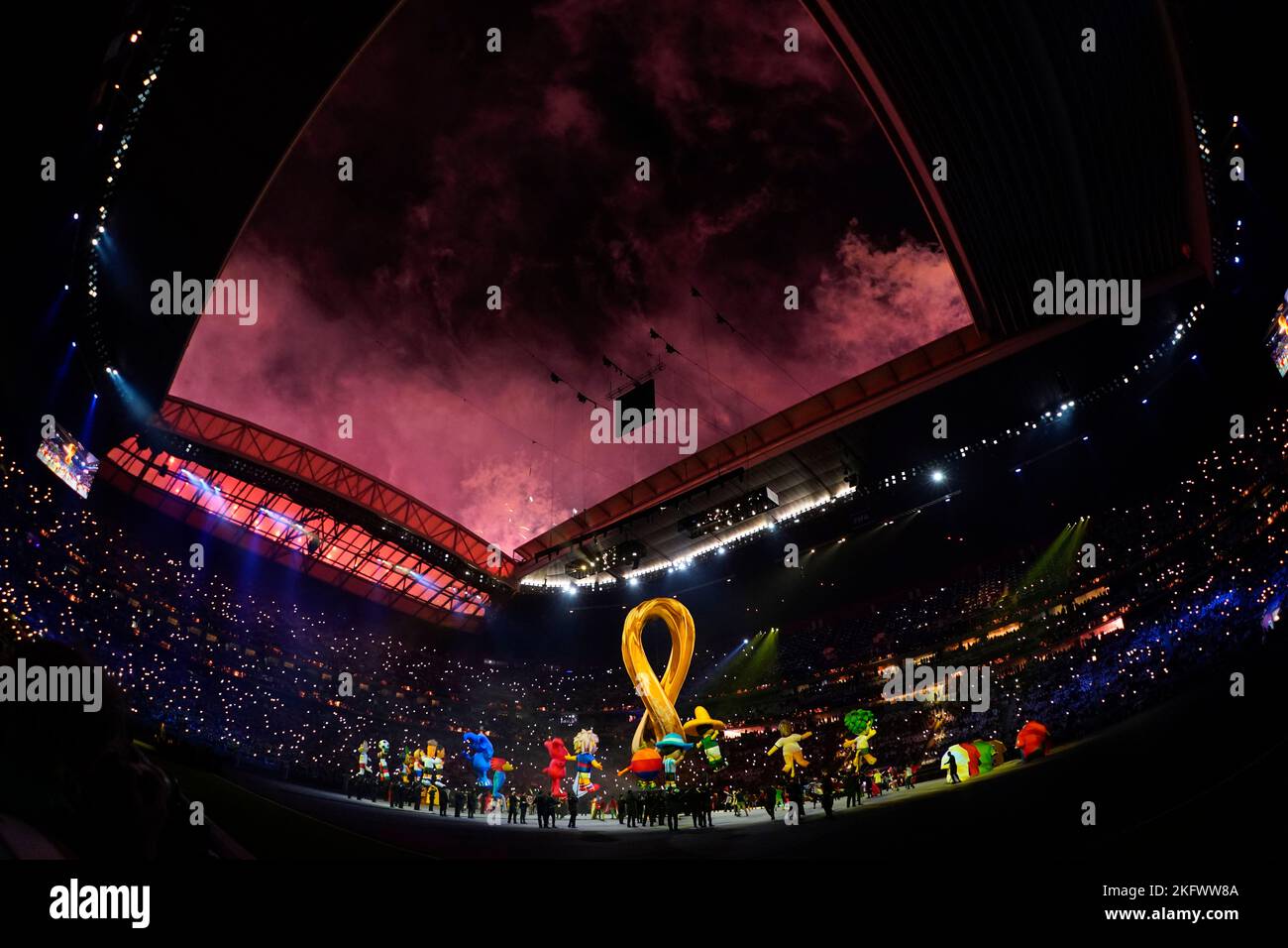 Opening CeremonyOpening Ceremony During The Qatar 2022 World Cup Match ...