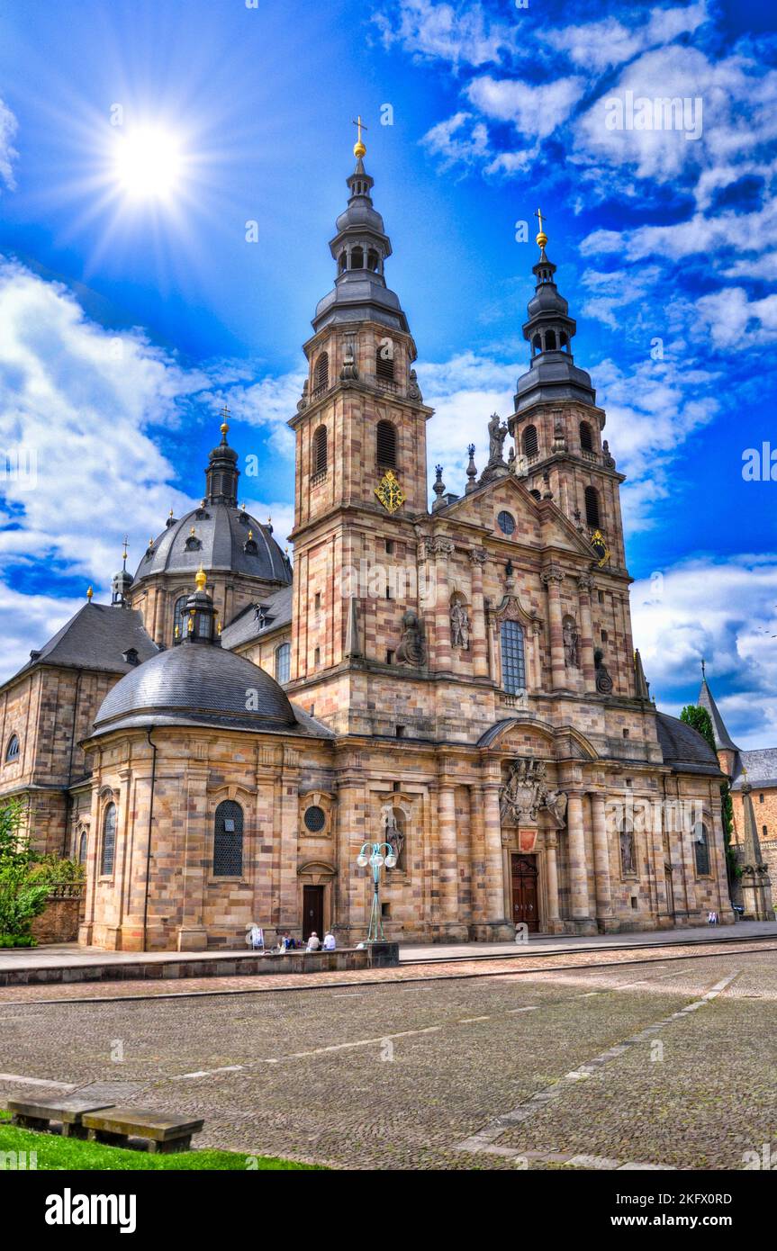 Fuldaer Dom Cathedral in Fulda in Hessen, Germany Stock Photo - Alamy