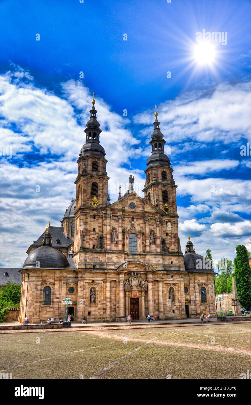 Fuldaer Dom Cathedral in Fulda in Hessen, Germany Stock Photo Alamy
