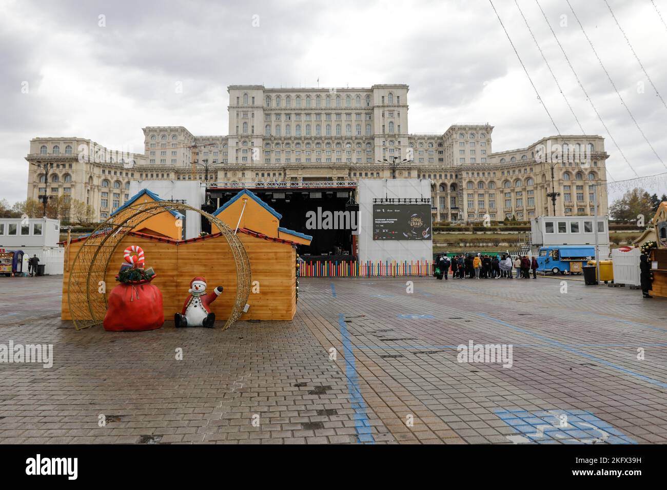 Bucharest, Romania - November 20, 2022: Details from the Christmas ...