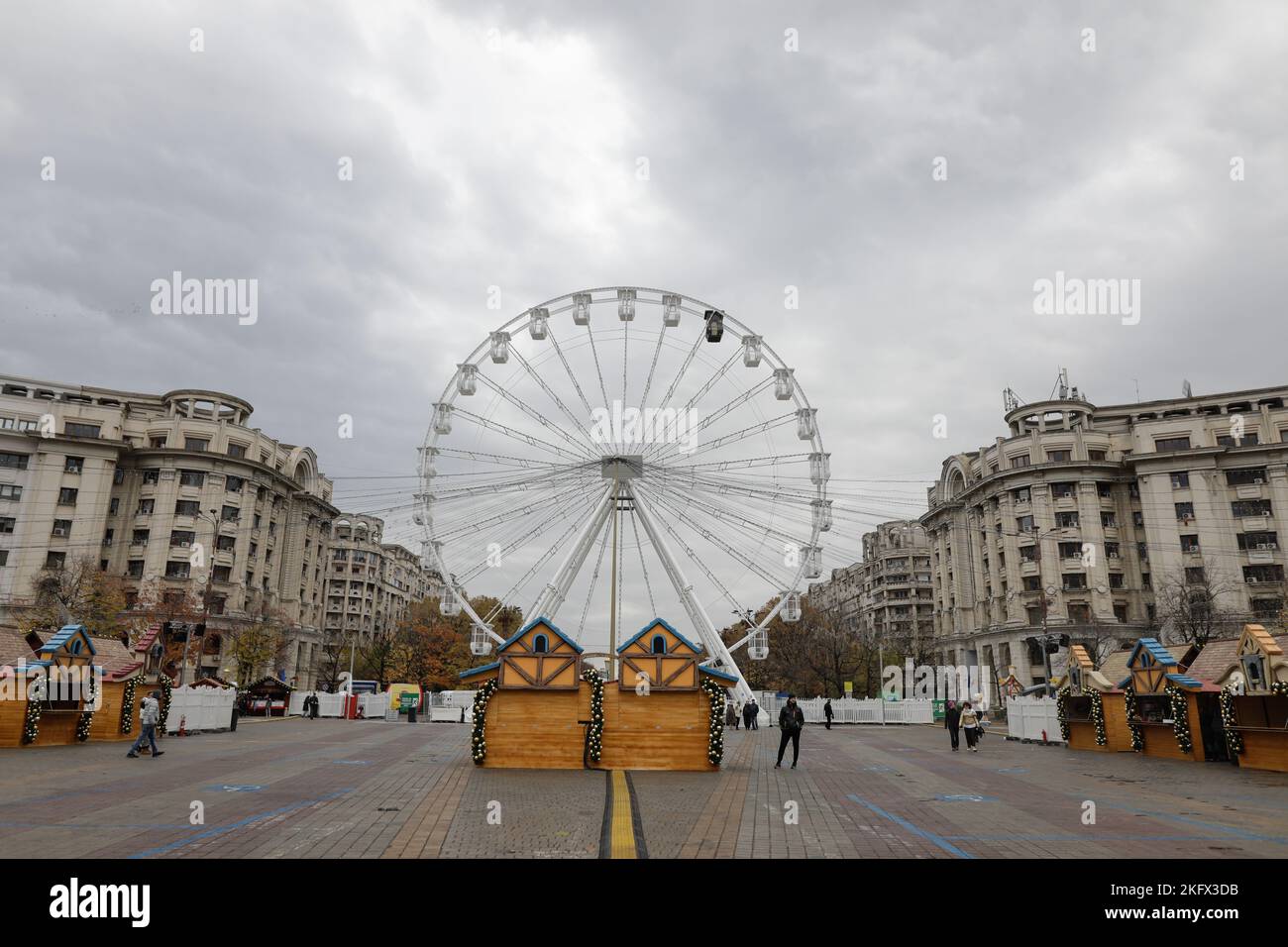 Bucharest, Romania November 20, 2022 Details from the Christmas
